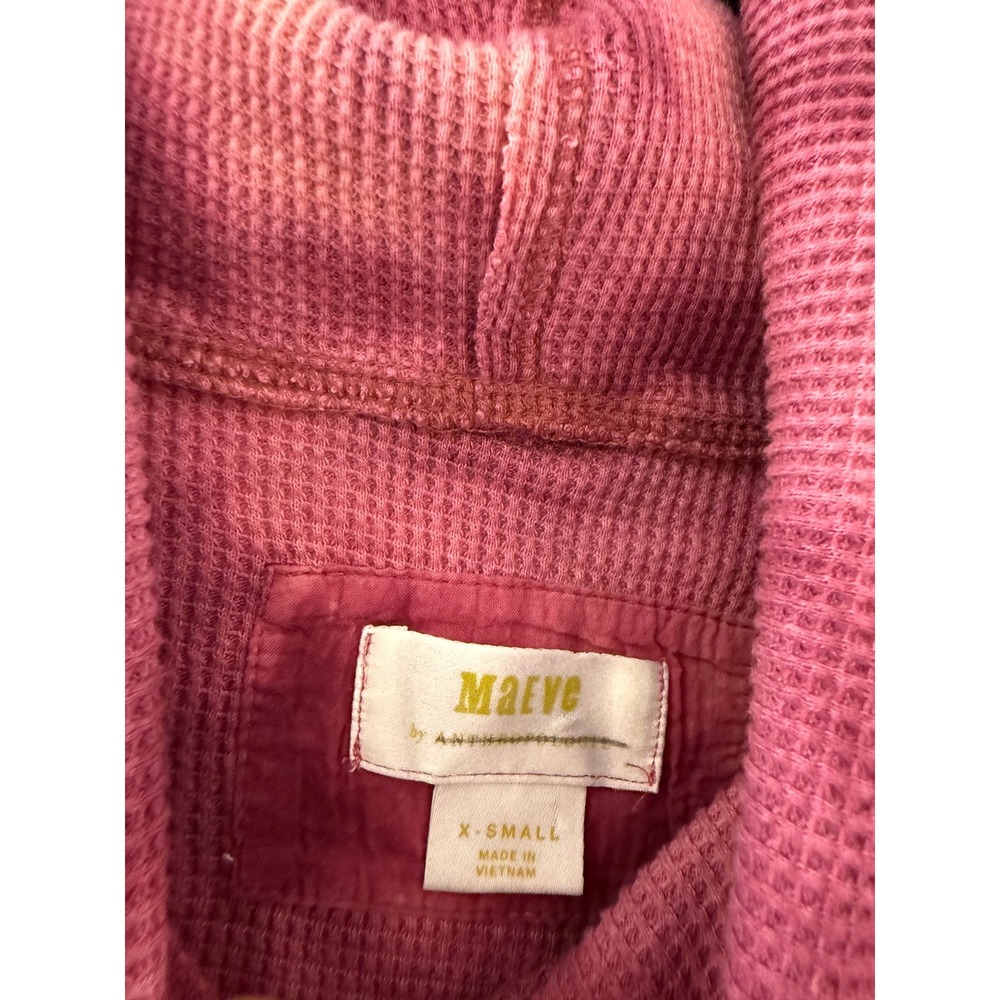 Anthropologie Maeve Berry Tie Dye Maeve Ainsley Thermal Turtleneck Size XS - Picture 4 of 6